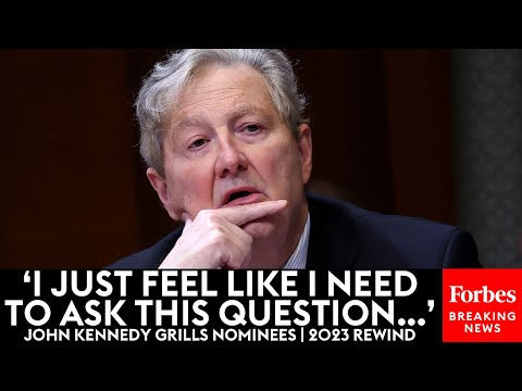 Sparks Fly When John Kennedy Mercilessly Grills Biden Administration Nominees | 2023 Rewind