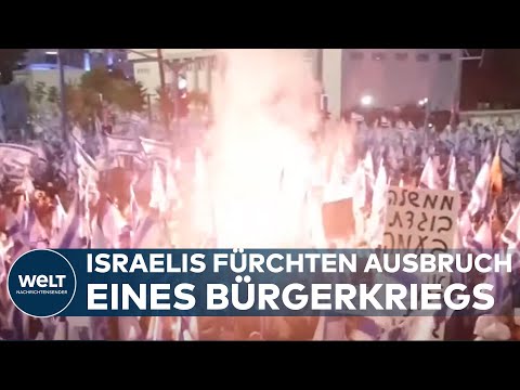 PROTESTE GEGEN JUSTIZREFORM IN ISRAEL: Mehrheit der Israelis bef&uuml;rchten B&uuml;rgerkrieg