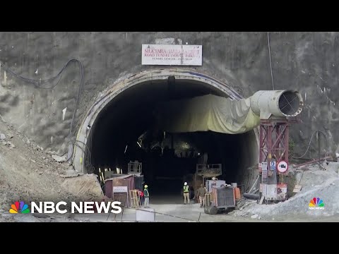 41 workers in India rescued after being trapped in tunnel for more than 2 weeks