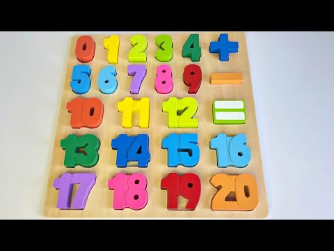 Best Learn Shapes, Numbers &amp; Counting 1 to 20 | Preschool Toddler Learning Toy Video