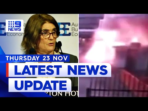 US-Canada border explosion; RBA rate hike warning | 9 News Australia