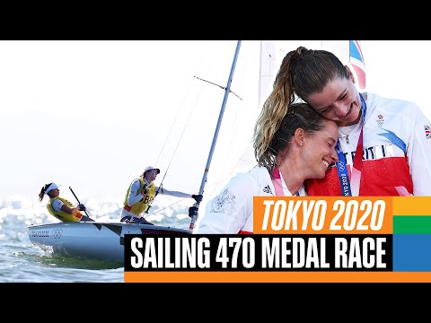 ⛵️ Women's Sailing 470 Medal Race | Tokyo Replays