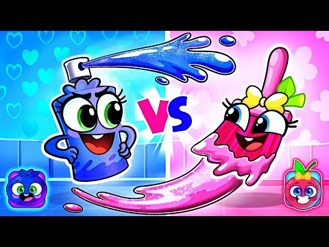 Pink or Blue Song 💙🩷 | Funny Kids Songs 🍓🫐🥝🍋 And Nursery Rhymes by Pit and Penny Family