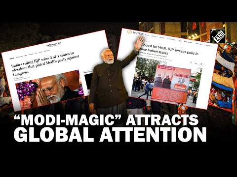 &ldquo;Historic and unprecedented&rdquo;: Global media lauds PM Modi after resounding poll victories