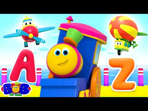 Alphabet Transport Song, Learn A to Z + More Learning Videos &amp; Rhymes with Bob The Train