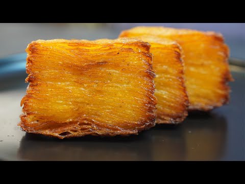 Simple Thousand Layer Crispy French Fries ! (New recipe) Potato Chips Recipes 👍