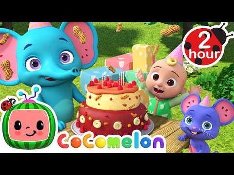 Happy Birthday Song + MORE CoComelon Animal Time | 2 Hours of CoComelon Songs