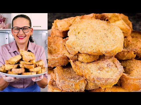 NUNCA MAIS FRITEI RABANADA! F&Aacute;CIL, R&Aacute;PIDA, CROCANTE E MACIA POR DENTRO! UM SUCESSO! -Isamara&nbsp;Am&acirc;ncio