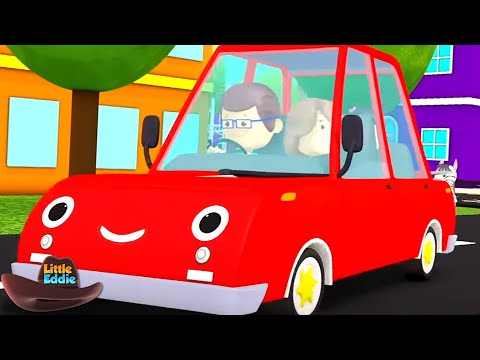 Wheels On the Car, Vehicles Song + More Nursery Rhymes and Baby Cartoon Videos