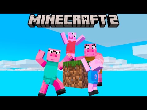 Peppa Pig Plays Minecraft on ONE BLOCK ep.2