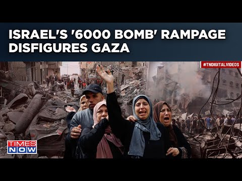 Israel Drops 6000 Bombs In Gaza, Strikes 750 Hamas Targets | IDF's 'Impossible' Ultimatum To Gazans