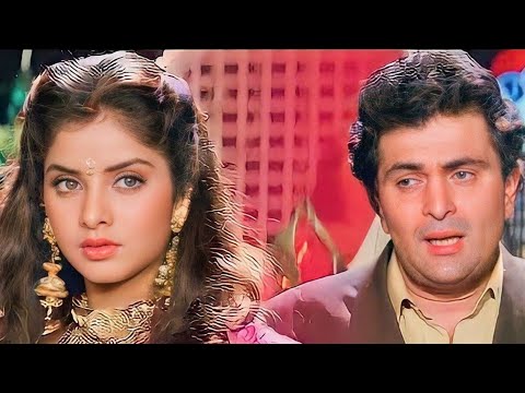 Tere Dard Se Dil Aabad Raha ❤️90s Jhankar❤️ Deewana | Shahrukh Khan | Rishi Kapoor | Divya Bharti