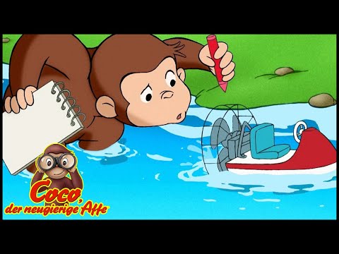 Coco der Neugierige Affe 🐵104 Der Boots Wettbewerb 🐵 Ganze Folgen 🐵 Cartoons f&uuml;r Kinder🐵Staffel 1