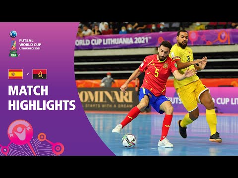 Spain v Angola | FIFA Futsal World Cup 2021 | Match Highlights