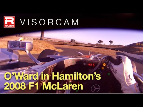 Pato O'Ward Drives Hamilton's 2008 McLaren MP4/23