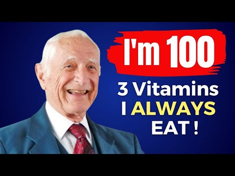 I EAT Top 3 Vitamins to CONQUER AGING! 100 yo Harvard Doctor John Scharffenberg