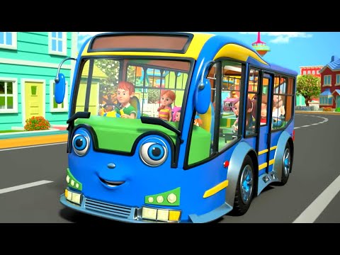 Wheels On The Bus + More Vehicles Songs &amp; Cartoon Videos for Kids