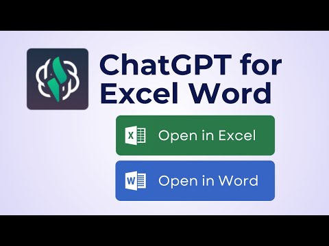 How to Integrate ChatGPT Into Microsoft Word/Excel &amp; Google Docs/Sheets