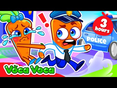 When Dad's Away Song 😢👮&zwj;♂️ Daddy Come Back Home💔 + More Kids Songs &amp; Nursery Rhymes by VocaVoca 🥑