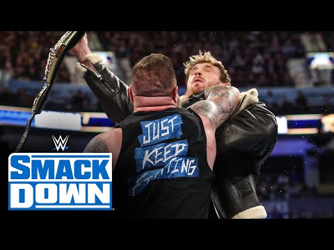 Kevin Owens knocks out Logan Paul with his cast: SmackDown New Year&rsquo;s Revolution 2024 highlights