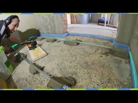 Laying screed extremely easily and quickly As easy to process as a fill