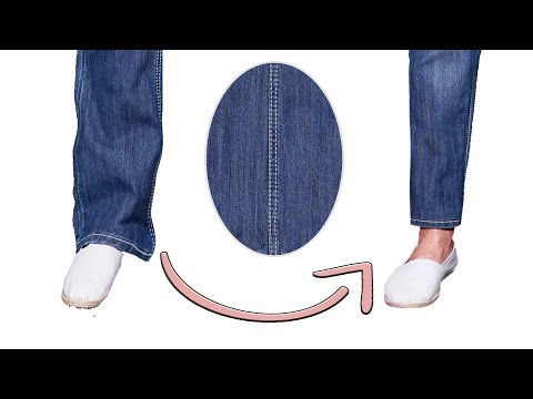 Few people know this sewing trick - how to taper jeans keeping original seam!