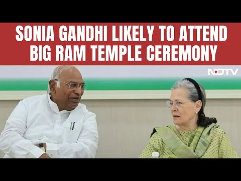 Sonia Gandhi Likely To Attend Ram Temple Event In Ayodhya On January 22: Sources