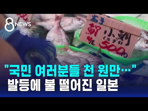 &quot;국민 여러분들 천 원만&hellip;&quot; 발등에 불 떨어진 일본 / SBS 8뉴스