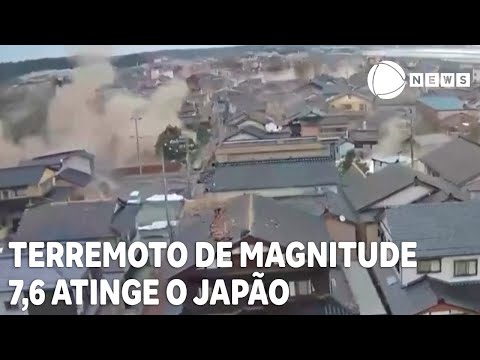 Terremoto de magnitude 7,6 atinge o Jap&atilde;o