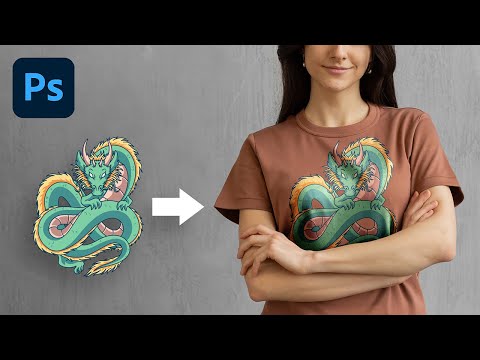 The Most Realistic Way to Place Design on T-Shirt! - Photoshop Tutorial