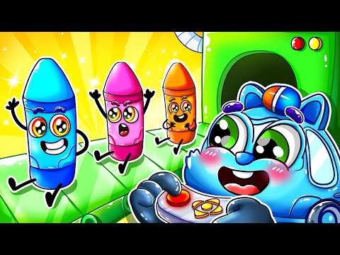 Funny Drawing Pencils Song ✏️😍Colorful Crayons Song🚓🚗🚑🚌+More Nursery Rhymes by Cars &amp; Play