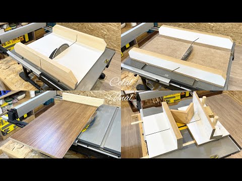 Very simple and useful table saw slides