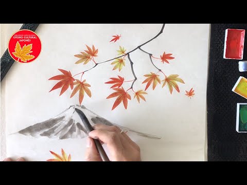 Sumi-e: Momiji - OTO&Ntilde;O CULTURAL JAPON&Eacute;S