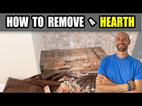 How to Remove a Hearth (Fireplace)!