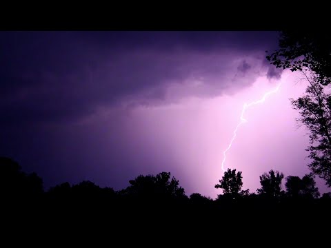 Heavy Thunderstorm Sounds | Relaxing Rain, Thunder &amp; Lightning Ambience for Sleep | HD Nature Video