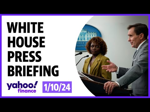 White House Press Secretary Karine Jean-Pierre and NSC's John Kirby hold briefing