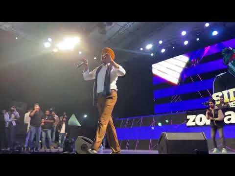 Jatt da muqabla | sidhu moosewala | live at jln stadium | Zomaland |Delhi | Reply to karan aujla