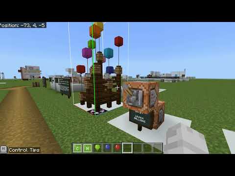 How to create a balloon release in Minecraft Education