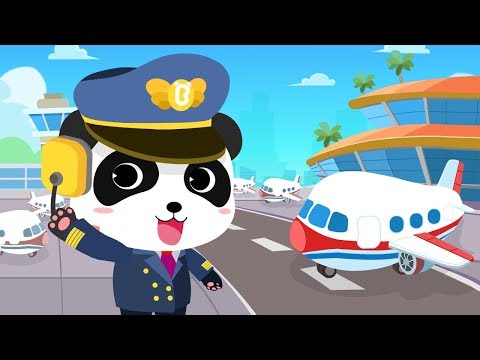 Baby Panda's Airport | Cool Flight Journey | Airplane Safety Tips | Gameplay Video | BabyBus Game