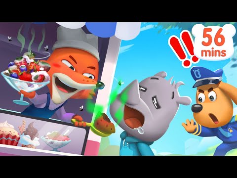 Don't Eat Dirty Food | Good Habits | Police Cartoon | Sheriff Labrador | Kids Cartoon | BabyBus