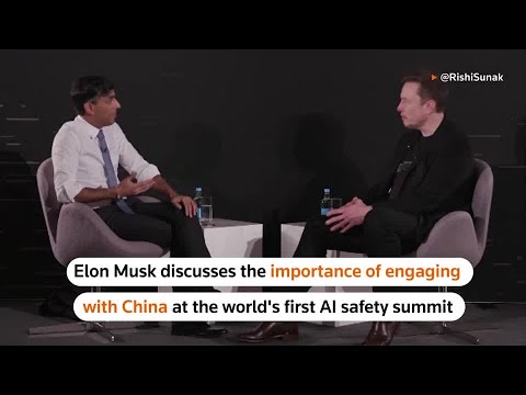 Musk and Sunak discuss China at AI safety summit
