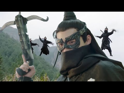 [Kung Fu Movie]The masked hero battles the enemies to protect his wife.