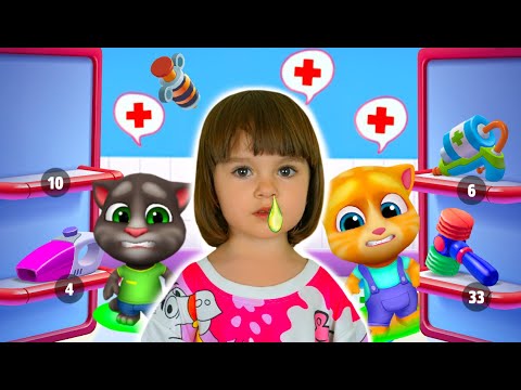 Full story for kids how Arina got into the game My Talking Tom and Friends