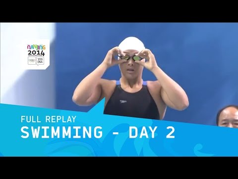 Swimming - Day 2 Morning Session | Full Replay | Nanjing 2014 Youth Olympic Games