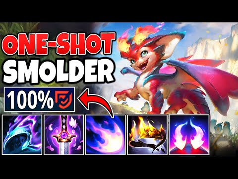 ONE-SHOT SMOLDER JUNGLE FULL LETHALITY! NEW CHAMPION, NEW ITEMS (THIS IS BROKEN) - League of Legends