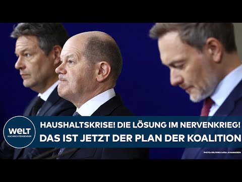 DEUTSCHLAND: Haushaltskrise! L&ouml;sung im Nervenkrieg! Das ist der Plan von Scholz, Habeck und Lindner!