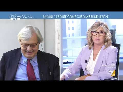 Ponte sullo Stretto, il messaggio di Vittorio Sgarbi a Matteo Salvini: &quot;&Egrave; un miraggio, saremo ...