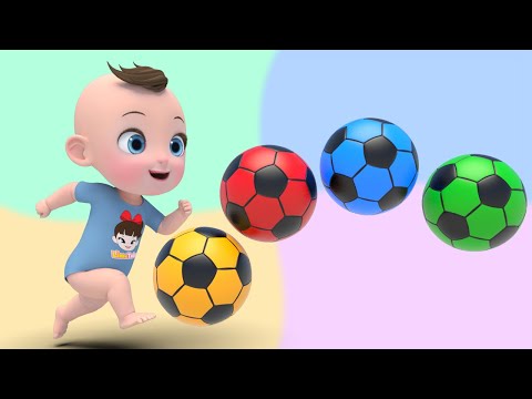 Color Balls &amp; Sing a Song! | Finger Family Nursery Rhymes | Baby &amp; Kids Songs