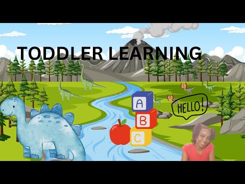 TODDLER LEARNING VIDEOS-Letter of The Day &amp; Dinosaurs