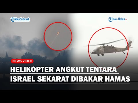 TENTARA ISRAEL SEKARAT Ditembaki Hamas, Helikopter Zionis Buru-buru Angkut IDF dari Markas Sofa!